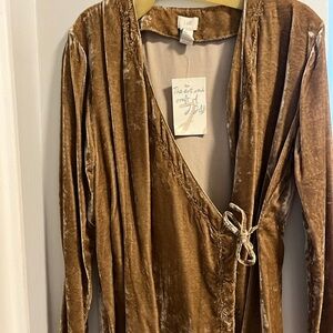 J. Jill Brown Velvet Apparel